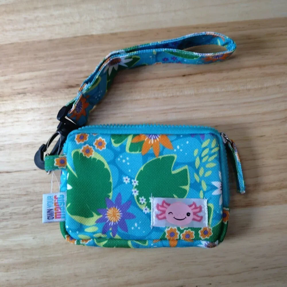 Own Your Magic Wallet Coin Purse Wristlet With Removeable Strap Colorful New